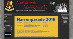 Desktop Screenshot of narrenverein-muehlhofen.de